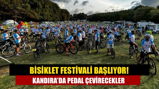 Bisiklet Festivali başlıyor! Kandıra’da pedal çevirecekler