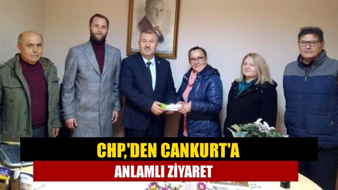 CHP,den Cankurta anlamlı ziyaret