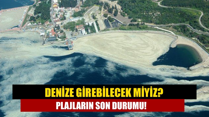 Denize girebilecek miyiz? Plajların son durumu!