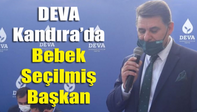 DEVA Kandıra’da Bebek seçilmiş başkan