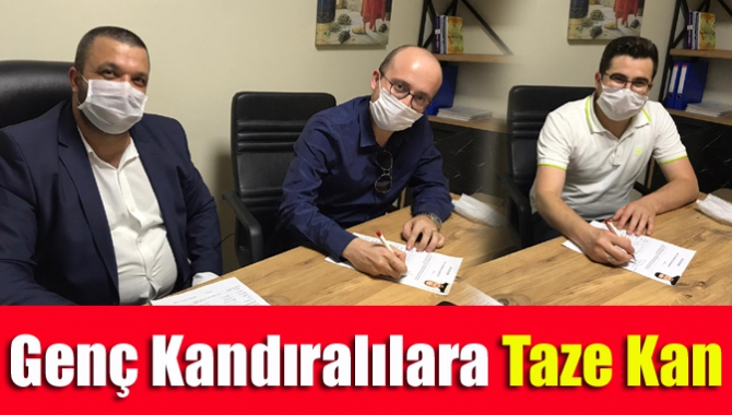 Genç Kandıralılara taze kan