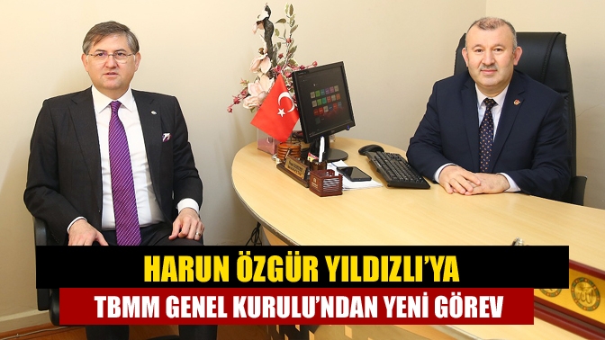 Harun Özgür Yıldızlı’ya TBMM Genel Kurulu’ndan yeni görev