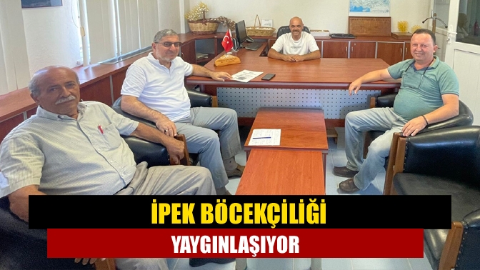 İpek Böcekçiliği Yaygınlaşıyor