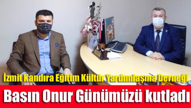 İZKANDERM, Basın Onur Günümüzü kutladı