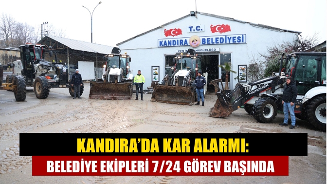 Kandıra’da Kar Alarmı: Belediye Ekipleri 7/24 Görev Başında