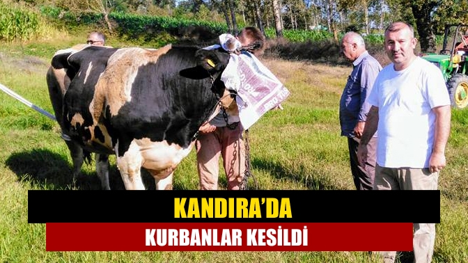 Kandıra’da kurbanlar kesildi