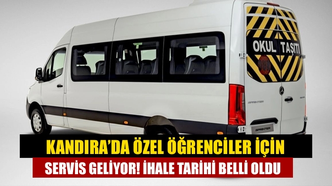 Kandıra’da özel öğrenciler için servis geliyor! İhale tarihi belli oldu