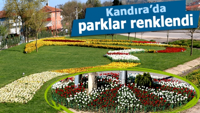 Kandıra’da parklar renklendi