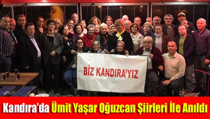 Kandıra’da Ümit Yaşar Oğuzcan Şiirleri İle Anıldı