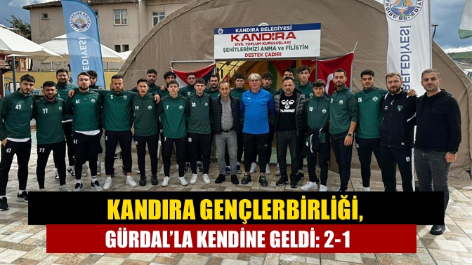 Kandıra Gençlerbirliği, Gürdal’la kendine geldi: 2-1