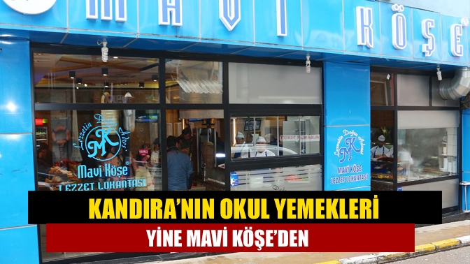 Kandıra’nın okul yemekleri yine Mavi Köşe’den