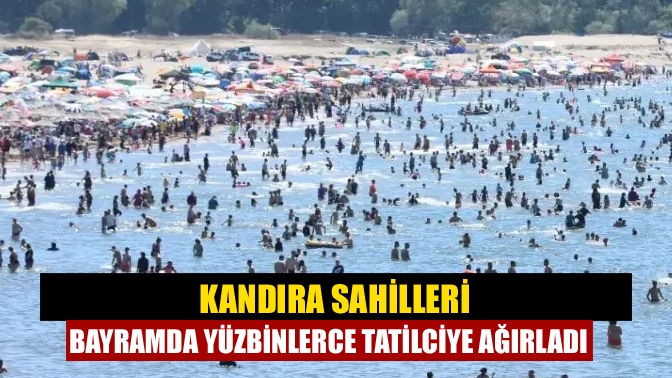 Kandıra sahilleri bayramda yüzbinlerce tatilciye ağırladı