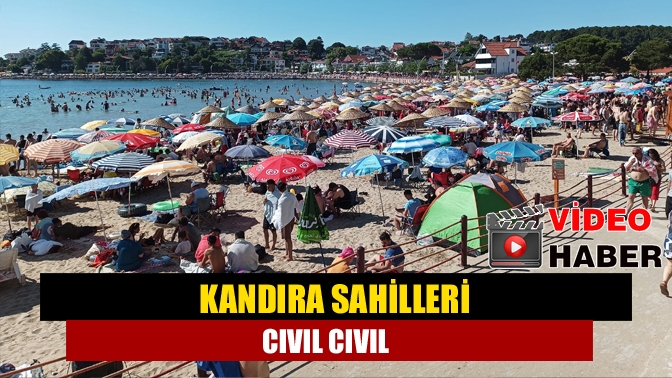 Kandıra sahilleri cıvıl cıvıl