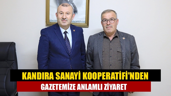 Kandıra Sanayi Kooperatifinden Gazetemize Anlamlı Ziyaret