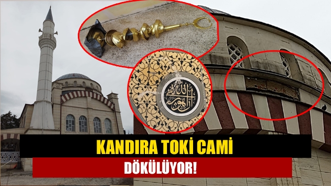 Kandıra TOKİ Cami dökülüyor!