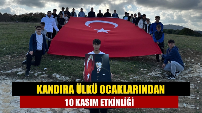 Kandıra Ülkü Ocaklarından 10 Kasım etkinliği