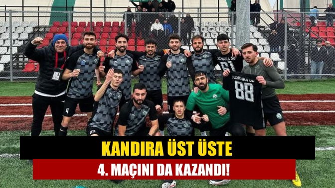 Kandıra üst üste 4. maçını da kazandı!