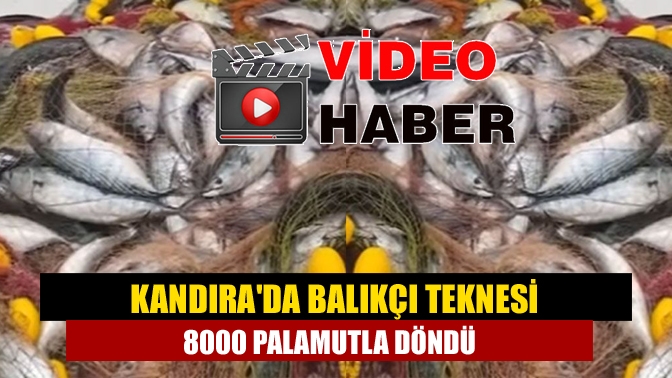 Kandırada balıkçı teknesi 8000 palamutla döndü