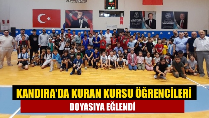 Kandırada Kuran Kursu Öğrencileri Doyasıya Eğlendi