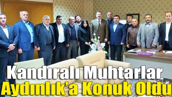 Kandıralı muhtarlar Aydınlık’a konuk oldu