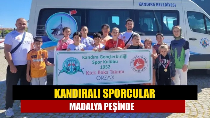 Kandıralı sporcular madalya peşinde