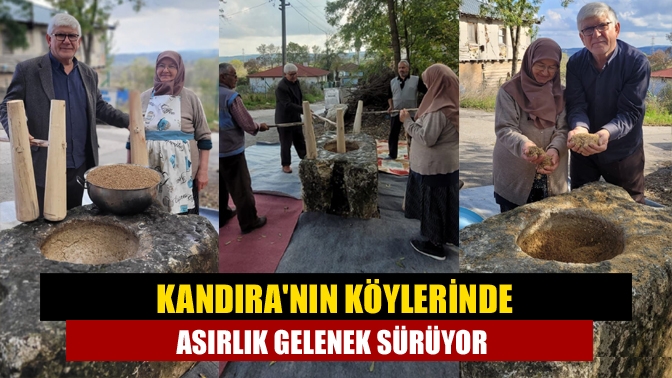 Kandıranın Köylerinde asırlık gelenek sürüyor