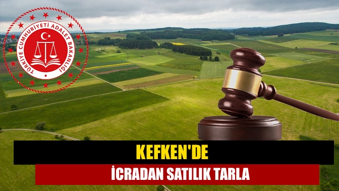 Kefkende icradan satılık tarla