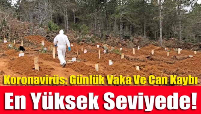 Koronavirüs: Günlük vaka ve can kaybı en yüksek seviyede!