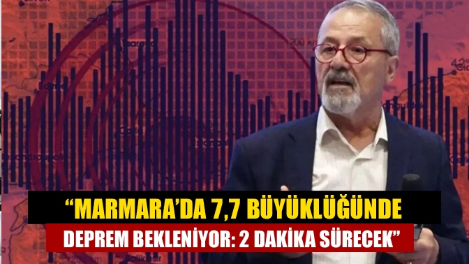 “Marmara’da 7,7 büyüklüğünde deprem bekleniyor: 2 dakika sürecek”