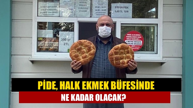 Pide, halk ekmek büfesinde ne kadar olacak?