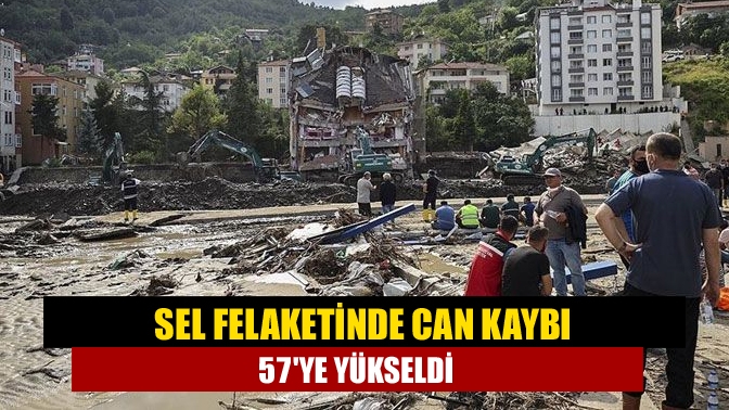 Sel felaketinde can kaybı 57ye yükseldi