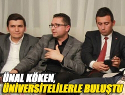 Ünal Köken, Üniversitelilerle Buluştu