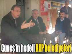 Güneşin hedefi AKP belediyeleri