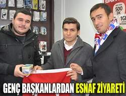 Genç Başkanlardan Esnaf ziyareti