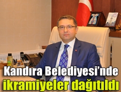 Kandıra Belediyesinde ikramiyeler dağıtıldı