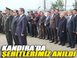 Kandırada şehitlerimiz anıldı