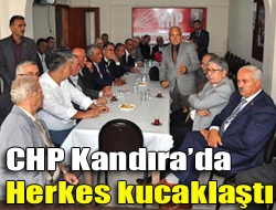 CHP Kandırada herkes kucaklaştı