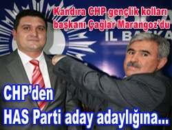 CHPden HAS Parti aday adaylığına