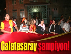 Galatasaray şampiyon!