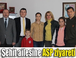 Şehit ailesine ASP ziyareti