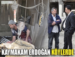 Kaymakam Erdoğan köylerde