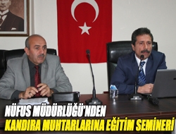 Nüfus Müdürlüğünden Kandıra muhtarlarına eğitim semineri