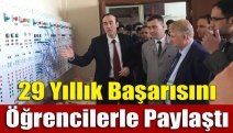 29 yıllık başarısını öğrencilerle paylaştı