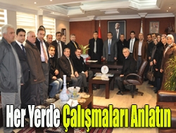 Her yerde çalışmaları anlatın