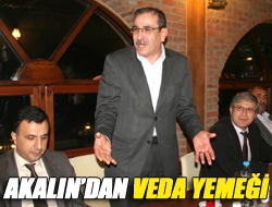 İsmail Akalından veda yemeği