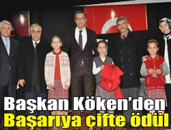 Başkan Kökenden başarıya çifte ödül