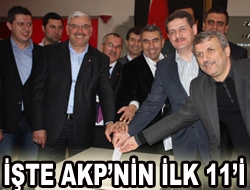 İŞTE AKPNİN İLK 11İ