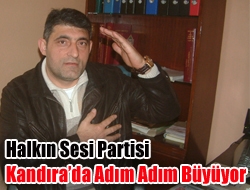 Halkın Sesi Partisi Kandırada adım adım büyüyor