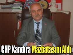 CHP Kandıra mazbatasını aldı