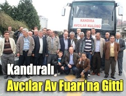 Kandıralı avcılar Av Fuarına gitti